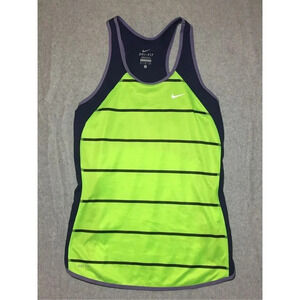 Womens Nike Tank Top Size Small Purple Green Exercise Dri Fit Workout Athletic